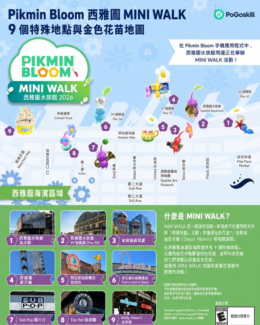Pikmin Bloom 西雅圖迷你散步攻略