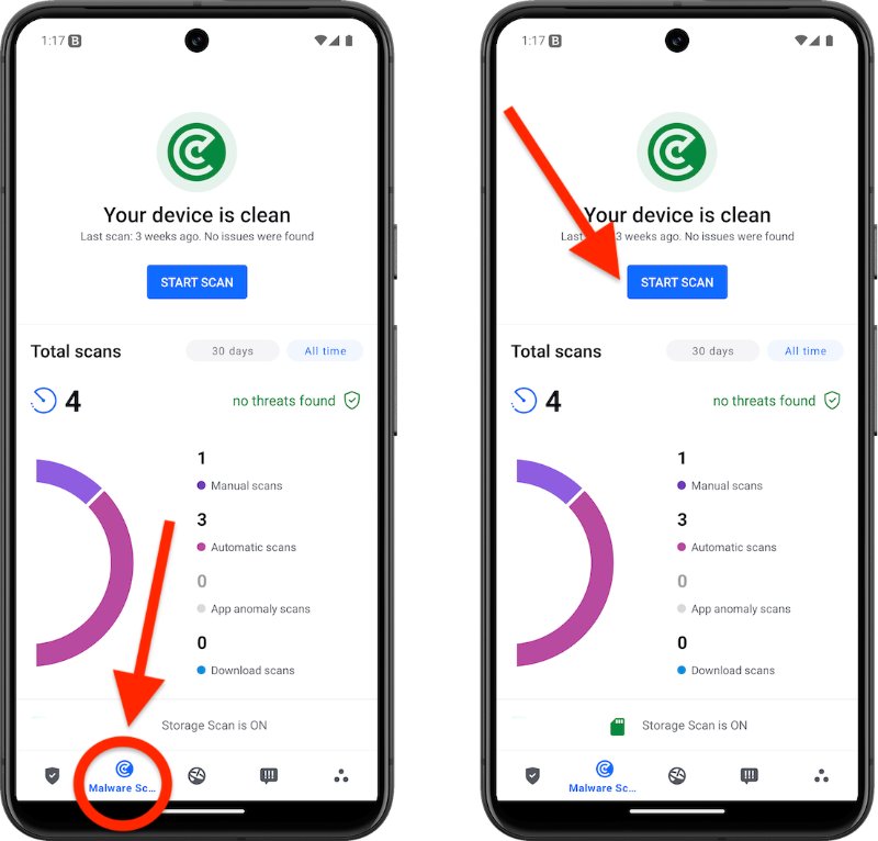 使用安全工具掃描與清除惡意程式 