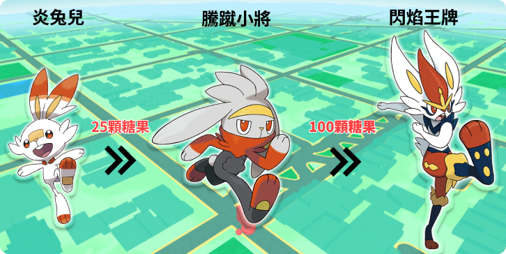 炎兔兒進化閃焰王牌