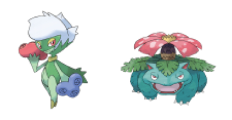 羅絲雷朵、妙蛙花