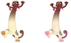 超極巨喵喵色違