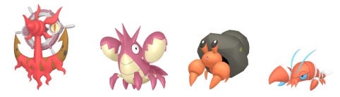 海邊斷崖首度登場的異色寶可夢