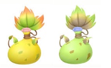 超級大食花色違