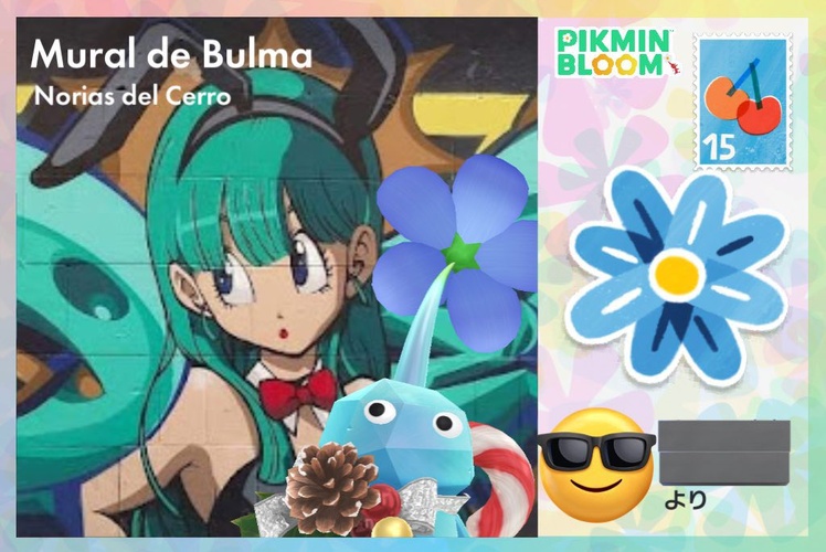 皮克敏布馬壁畫明信片