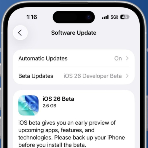 更新iOS 26