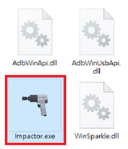 執行 “Impactor.exe”