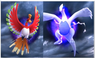 暗影洛奇亞與暗影鳳王  