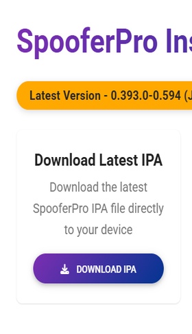 前往SpooferPro 官方網站下載IPA