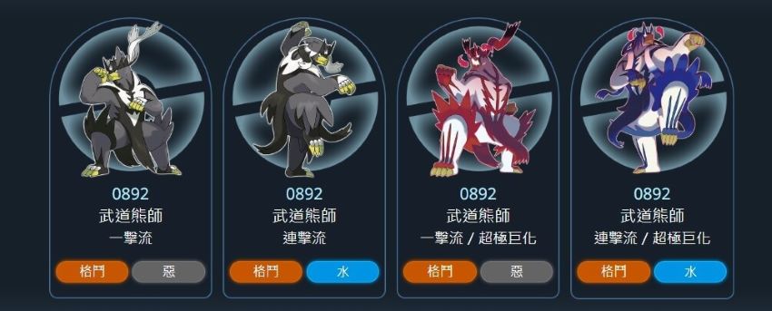 武道熊師屬性