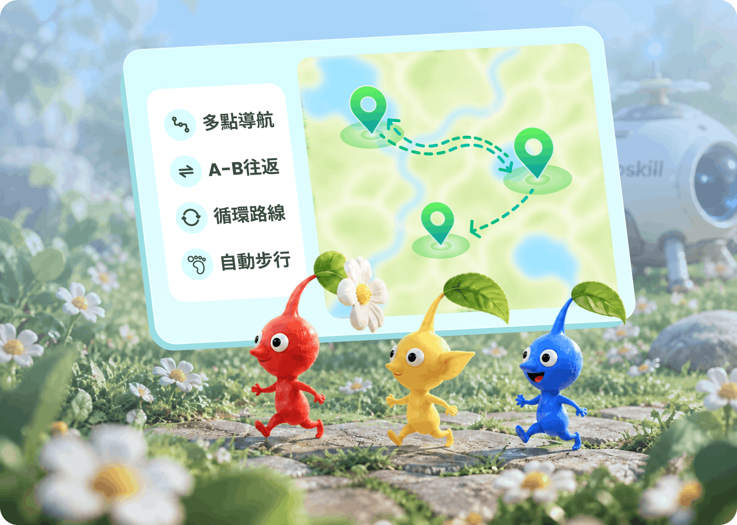 靈活自訂種花路線與速度
